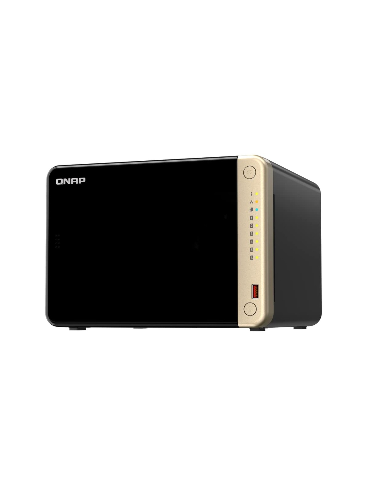QNAP TS-664-8G-US 6 Bay High-Performance Desktop NAS with Intel Celeron Quad-...