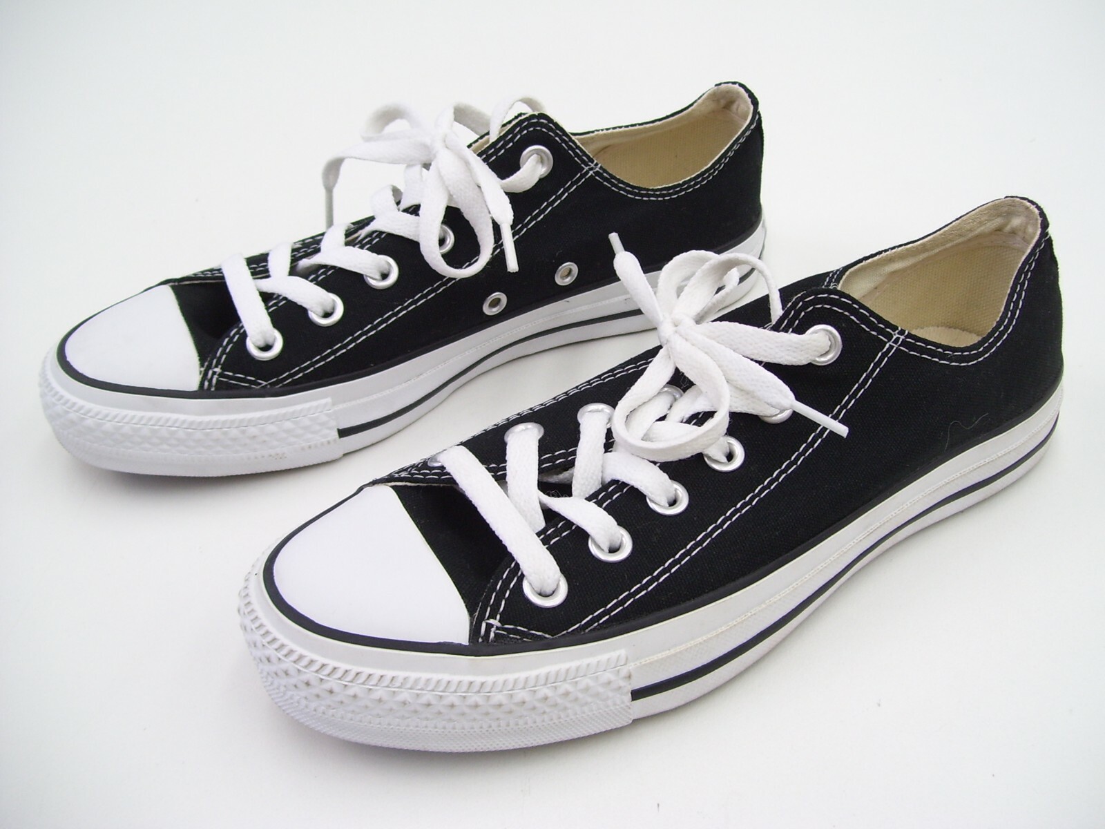 converse all star black canvas shoes