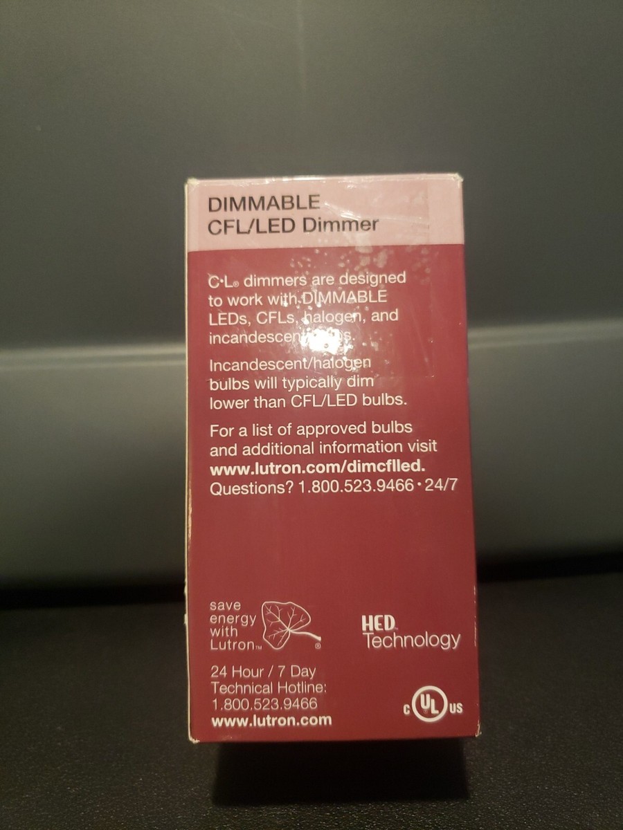 Lutron Maestro LED+ Dimmer - Luce Mandorla - MACL-153MLH-LA - Foto 4