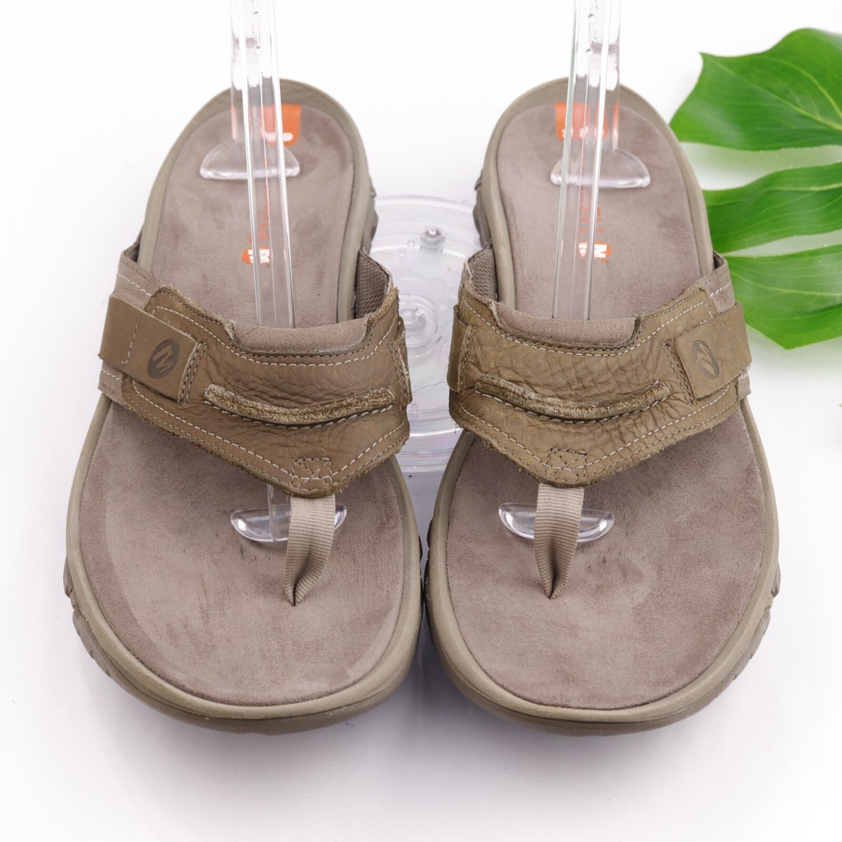 Merrell Men's Telluride Sandal Size 15 Thong Slide Flip Flop Olive