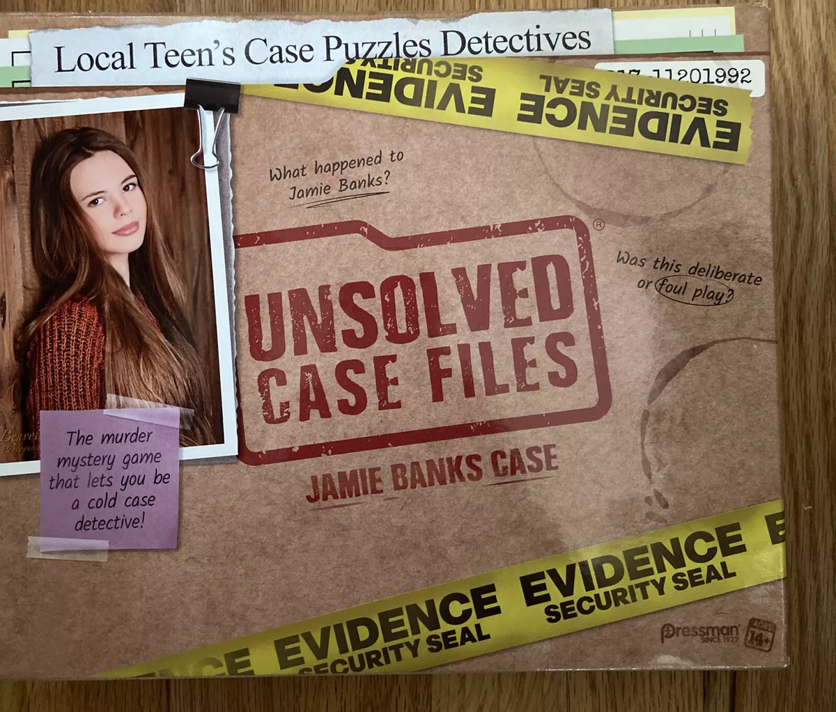 Unsolved Case Files - Jamie Banks Murder Mystery Game by Pressman