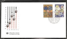 United Nations SC #  NY 397-398 Trde And Development. FDC. WFUNA