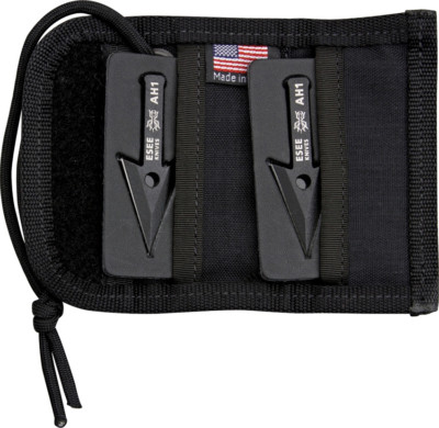 Survival Comes with Two 2.5/" Arrowheads ESEE Arrowhead Wallet Black Cordura