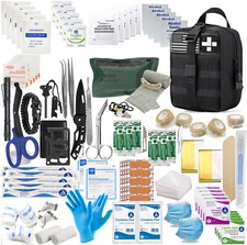 251Pc Tactical First Aid Kit Emergency Military Trauma Survival Medical Supplies