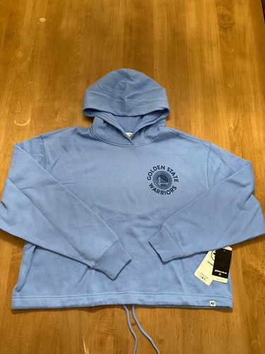 Golden State Warriors Crop Sweatshirt Sm Damen '47 Marke NBA Basketball Hoodie - Bild 1 von 6