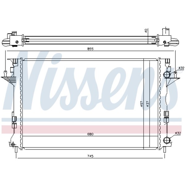 KüHler WasserküHler MotorküHler FüR Renault Espace IV Vel Satis JK0/1 BJ0-image
