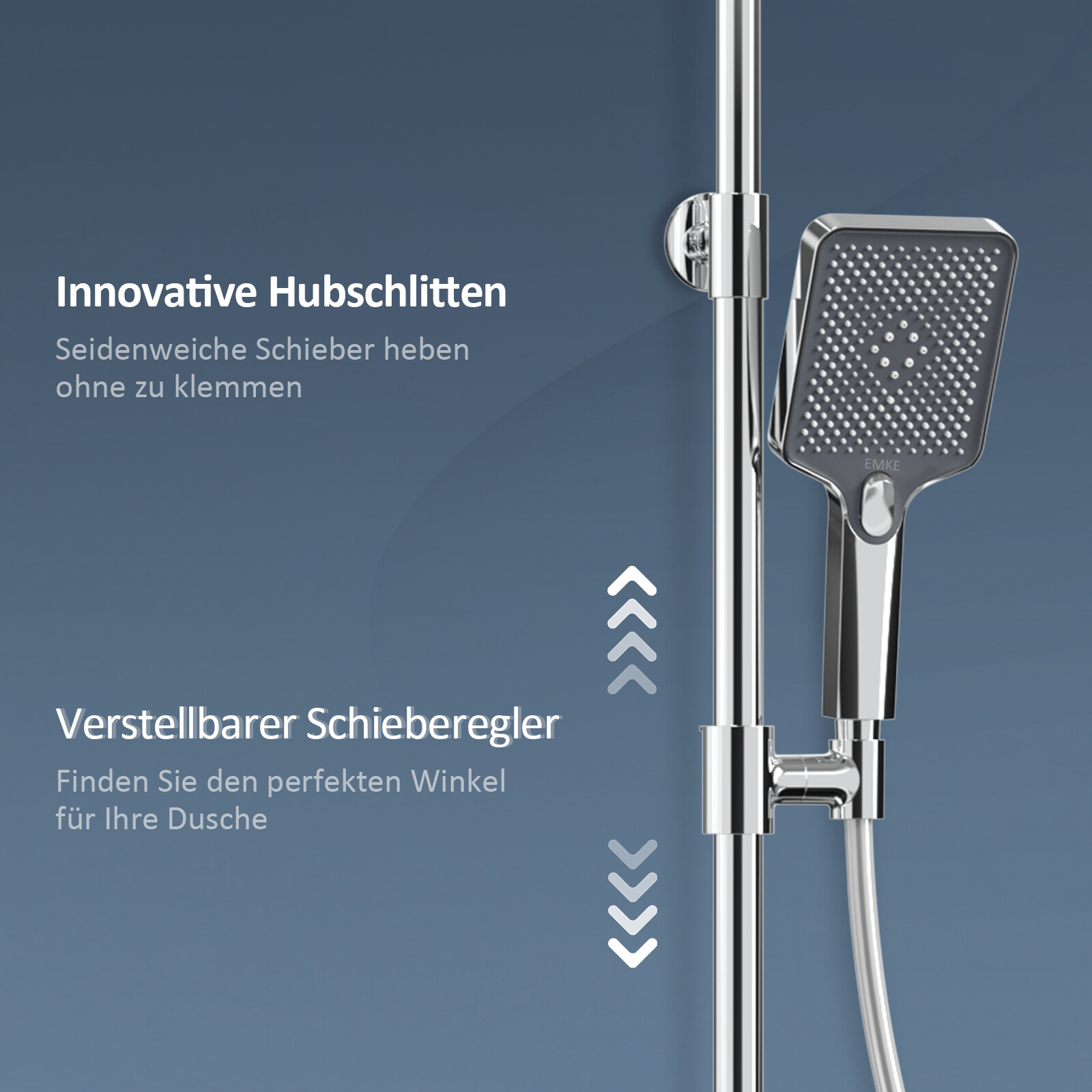 MC Star Duschsystem Edelstahl Duschsystem Regendusche Massage Duschpaneel Duschset