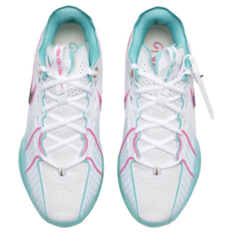 Nike Air Zoom GT Cut 3 EP White Teal Playful Pink - HM3699-161