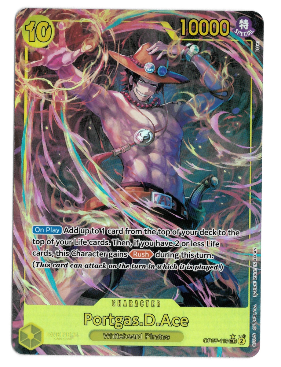 Portgas.D.Ace OP07-119 Alt Art SEC - English One Piece 500 Portgas.D.Ace OP07-119 Alt Art SEC - English One Piece 500