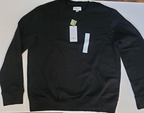 Men's Goodfellow & Co Sweatshirt L or XXL Black Fleece Lined Pullover New - Picture 2 of 5
