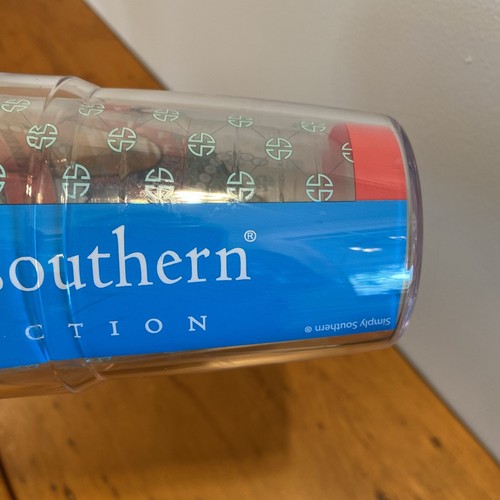 Vaso Simply Southern Anchor Tervis 24 oz. Taza de Viaje Coral Rosa Azul Playa - Imagen 6 de 10