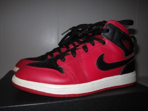 Nike Air Jordan 1 Mid PS 'Reverse Bred' 2022 640734-660 Youth Size 2Y Best Price - Picture 3 of 14