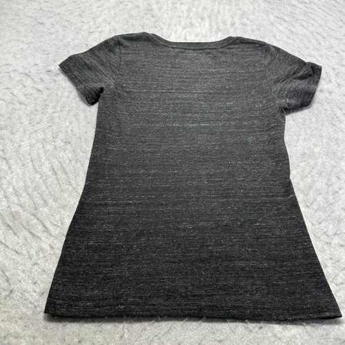 Chicago Blackhawks NHL Alyssa Milano T Shirt Charcoal Womens Size Small - Picture 9 of 11