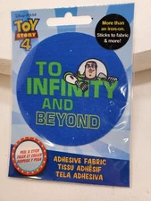 New Toy Story 4 Adhesive Fabric Buzz Lightyear. Peel & stick Free Shipping 