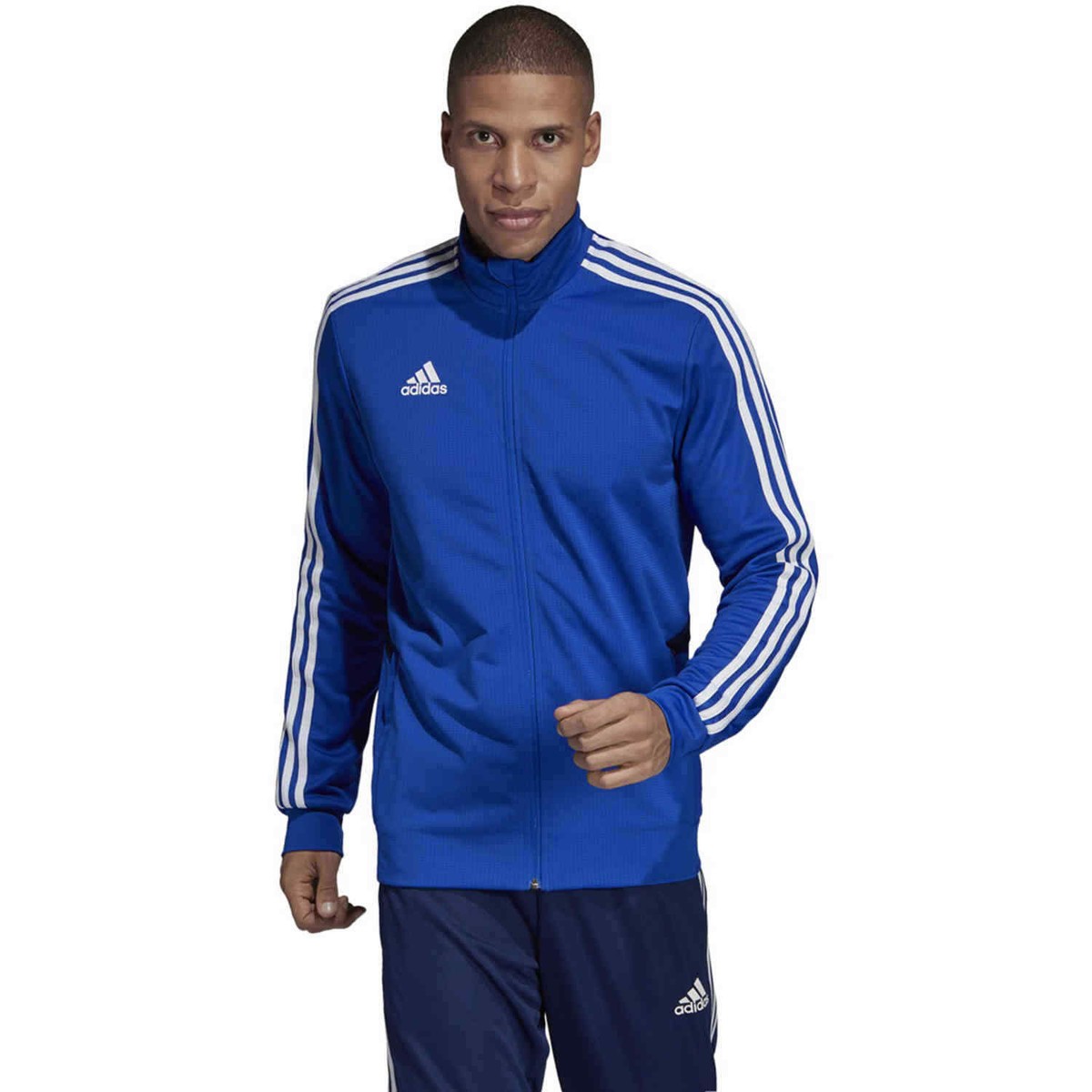 NWT ADIDAS TIRO 19 TRAINING JACKET TRACK FOOTBALL DT5271 (BLUE