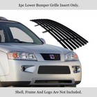 Fits 2006-2007 Saturn Vue Lower Bumper Stainless Steel Black Grille Insert (For: Saturn Vue)