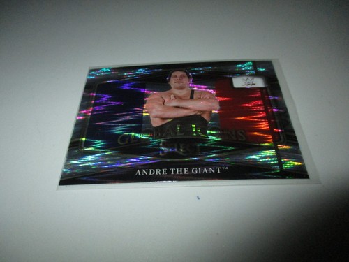 Andre The Giant [Flash Prizm] #18 2022 Panini Select WWE Global Icons card