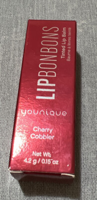 YOUNIQUE LIP BONBONS TINTED BALM CHERRY COBBLER .015 OZ NEW IN BOX FREE SHIPPING