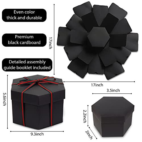 Explosion Gift Box, Handmade Exploding Photo Album Preassembled