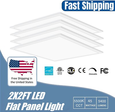 2 ft. X 2 ft. LED Flat Panel Light,Backlit Ceiling Light For Office,Meeting Room