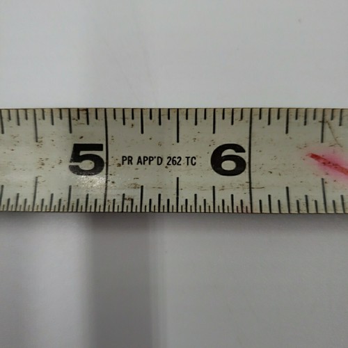 Sears Craftsman Vintage 20 FT Measuring Tape 39217 White Blade Red Button USA - Picture 13 of 24