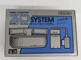 Nintendo Family Computer 3D SYSTEM 3D Head set Glasses 1987 FAMICOM stereoscopy