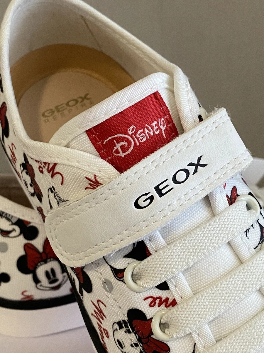 Baskets Geox MINNIE Jeans / White  Chaussures basses Geox pour Enfant