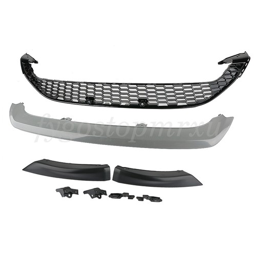 For Ford Focus 2015 2016 Front Bumper Cover Lower Grille Grill With 3 Front Lips - Picture 10 of 12