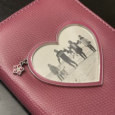 Liz Claiborne Brag Book Photo Album Pink Faux Leather Baby Book Family Photos