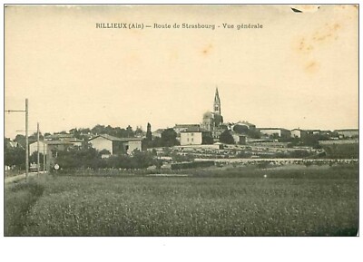 01.RILLIEUX.n°28.ROUTE DE STRASBOURG.GENERAL VIEW.MISS.RARE