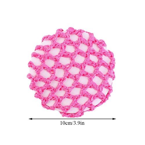 Bun Cover Candy Haarnetz Ballett Tanz Elastische Haarbänder Häkeln Solide ≌ - Bild 11 von 23
