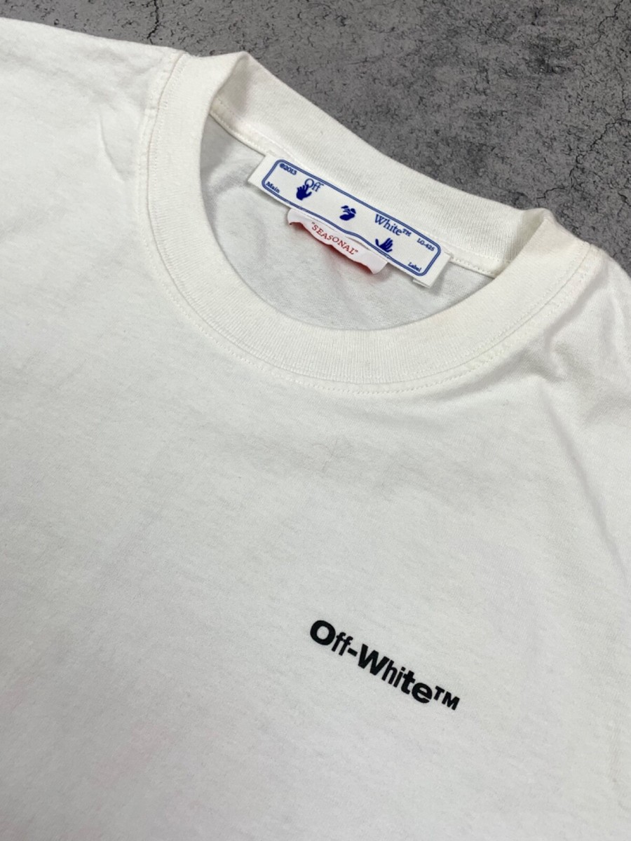 Off-White Seasonal 2013 Virgil Abloh T-Shirt Big Logo Mens Size