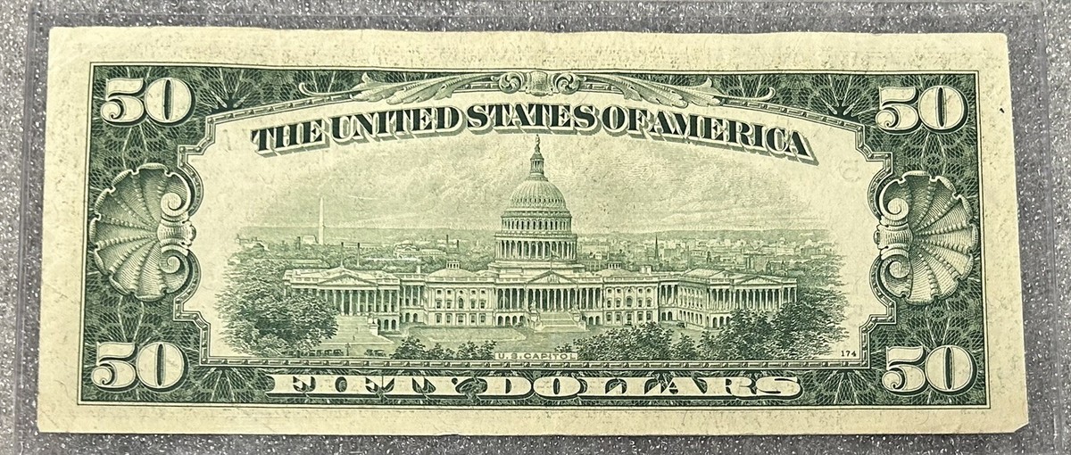 1950 Richmond $50 Bill 50BL16 | eBay