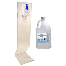 Kingdom Touchless Hand Sanitizer Dispenser with 1 Gallons Gel with Acrylic Stand