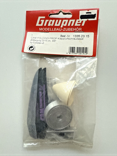 GRAUPNER CAM FOLDING PROPELLER SET 23/15cm 9/6" NEW OLD INVENTORY