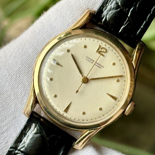 Vintage Ulysse nardin Fancy Lugs locle suisse Manual Winding Men's Watch - Picture 3 of 9