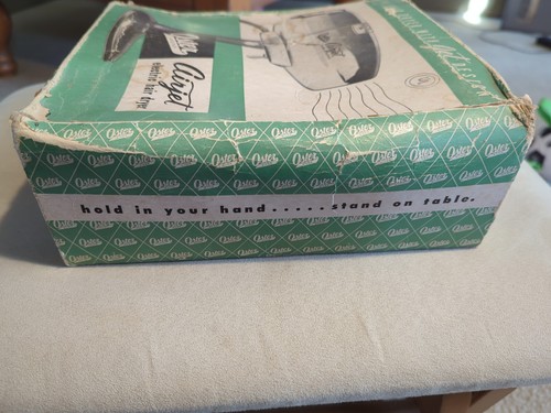 Vintage Mid Century Space Age Oster AirJet Hairdryer W/ Box - Working No Hot Air - Picture 5 of 19