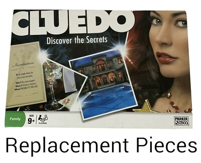 Cluedo Discover the Secrets - Ersatzteile / Pieces / Karten / Board und andere Gegenstände