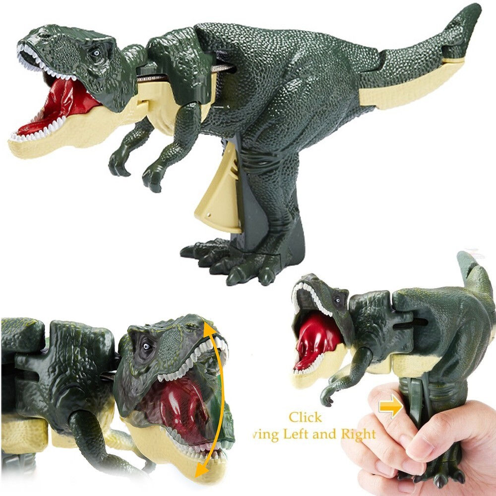 Trigger Dinosaur Chomper Toys Dino Fun Hand Pincher Shake Head