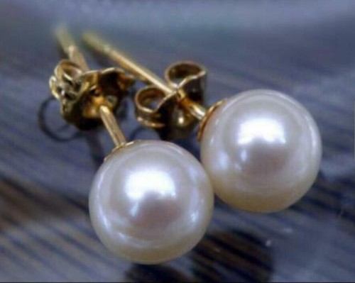 Orecchini Di Perle Akoya Di Qualità AAA In Oro Bianco 18k - Foto 4