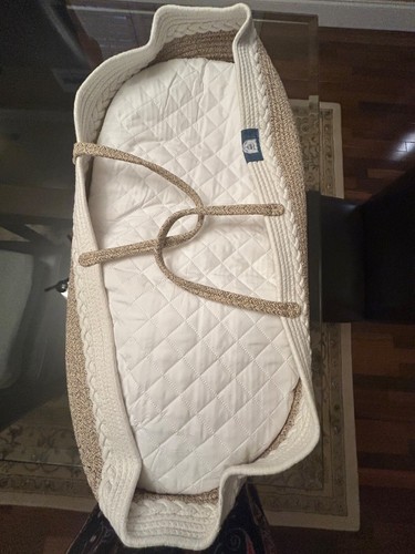 Baby Changing Basket- Moses Basket- Cotton Rope With Mattress- - Picture 2 of 5