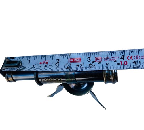 Telescopio vittoriano in ottone con mini treppiede supporto antico vintage ar... - Foto 8 di 8