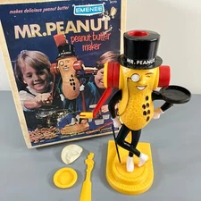 Antique Emenee Mr Peanut Butter Maker, Original Box, circa 1967 #3070