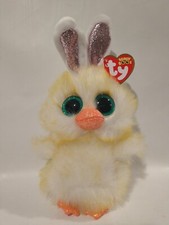 NEW Ty Beanie Boos 6 INCH Coop EASTER YELLOW CHICK WITH EARS Plush Animal Toy