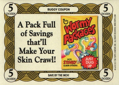 2023 Wacky Pack Flashback 73 Coupon Backs You Pick - Picture 25 of 35