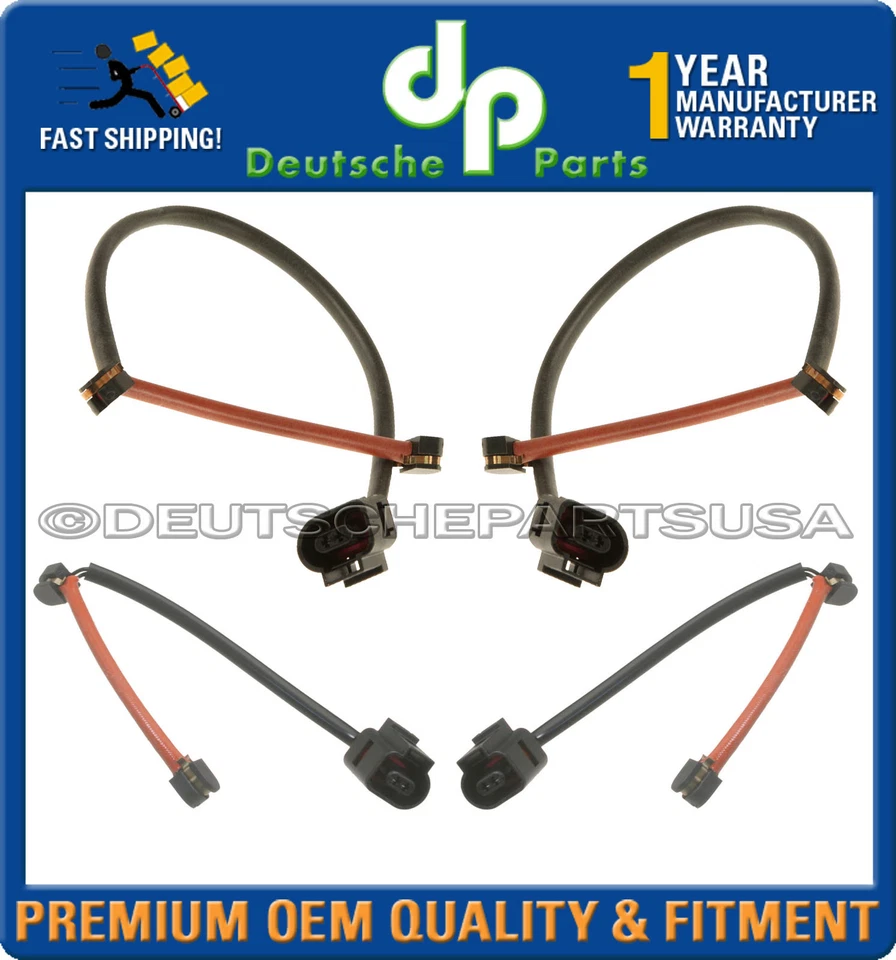 JUEGO INDICADOR SENSOR DESGASTE PASTILLAS FRENO DELANTERO TRASERO PORSCHE CAYENNE 4 Foto 2 de 3