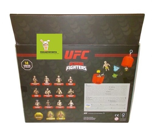 Vetrina UFC Octagon Fighters e 8 figure SIGILLATE Blind Pack MMA Fighting 2025 - Foto 2 di 6