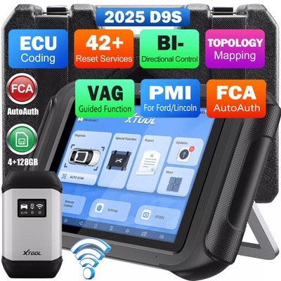 XTOOL D9S KFZ OBD2 Diagnosegerät Fehler Auslesegerät ALLE SYSTEM ECU Coding TPMS