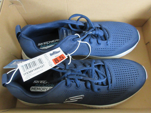 Skechers Mens Air Cooled Memory Foam Sneakers Shoes Size 8.5 - Blue (NWB) - Picture 5 of 12