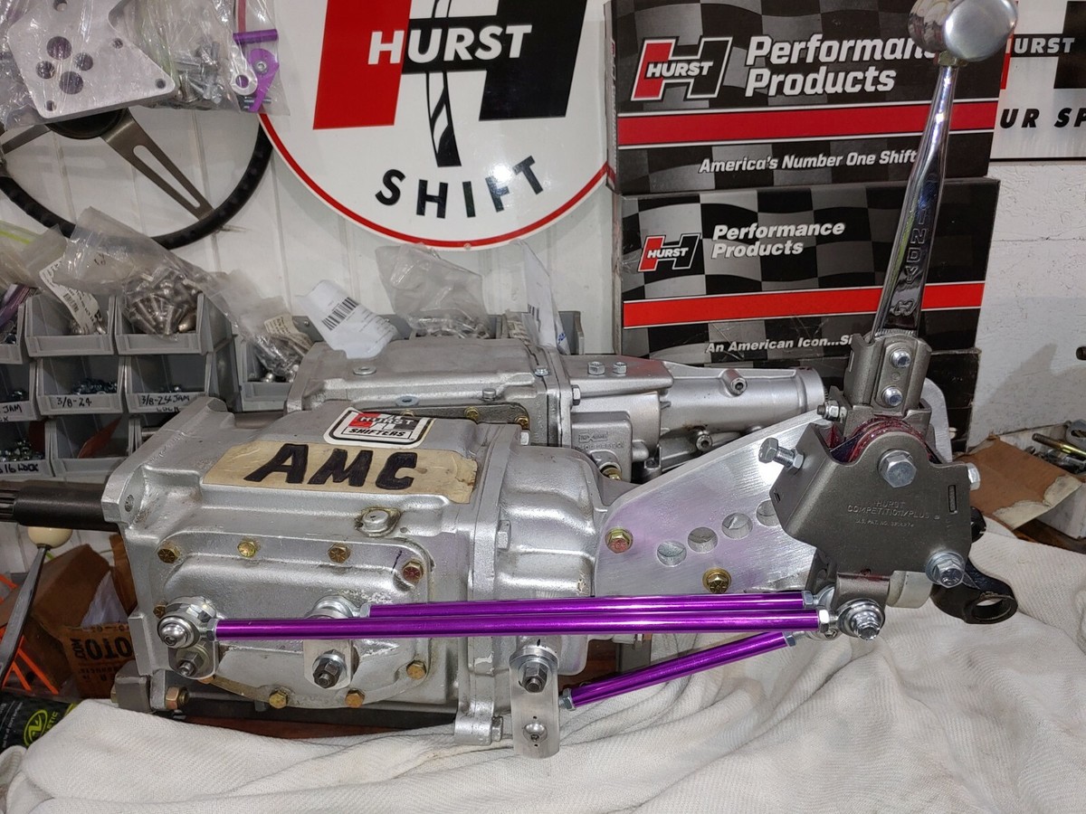 AMC HURST-SUPER .SHIFTER All T-10 w/ LIGHT'NG RODS & HEIM JOINTS